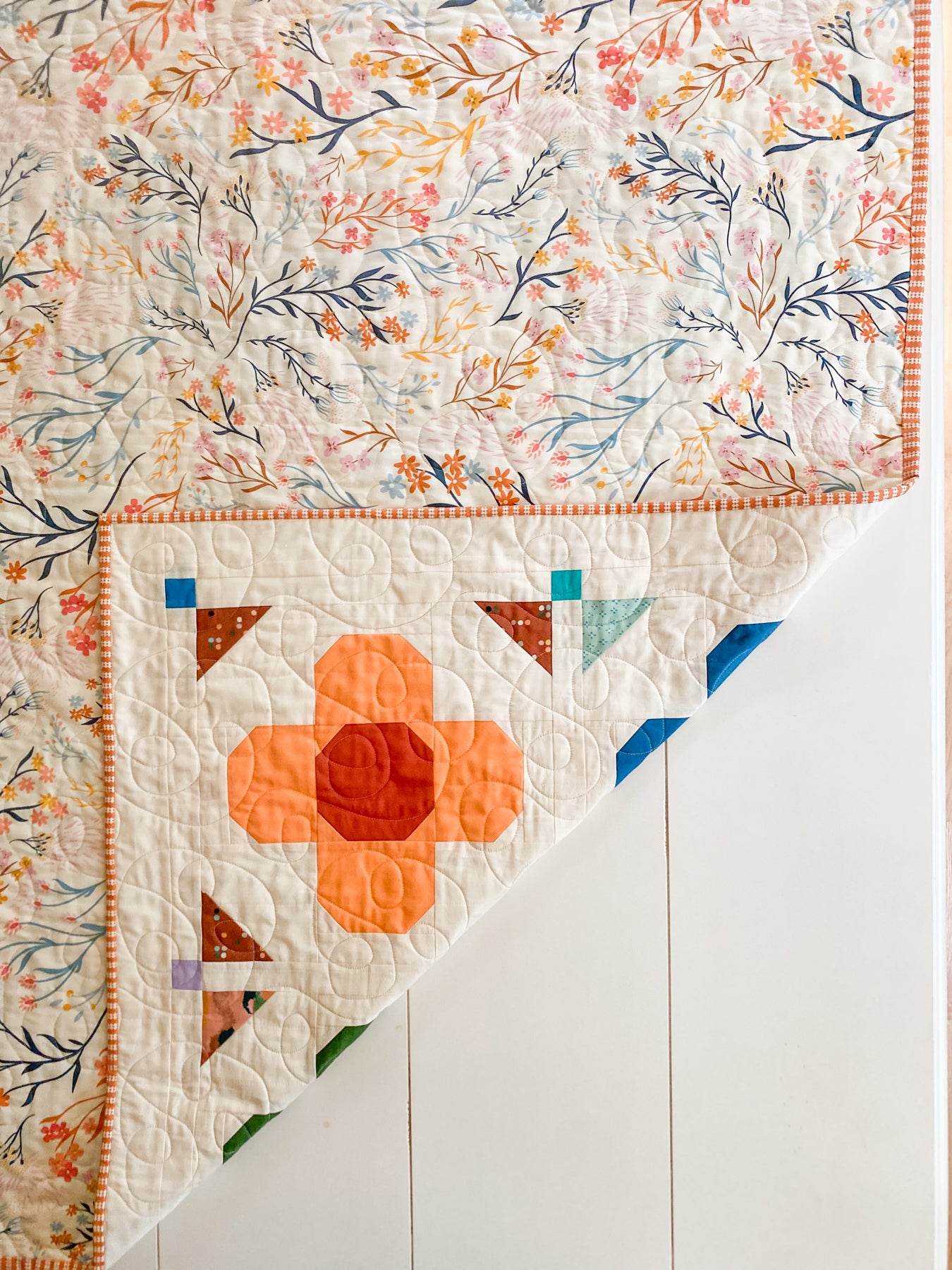 PRE-ORDER Hillside Meadow - 108" Wide Quilt Backing