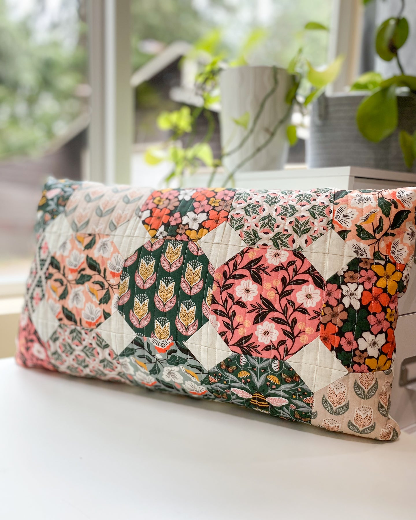 Honeycomb Pillow Pattern PDF