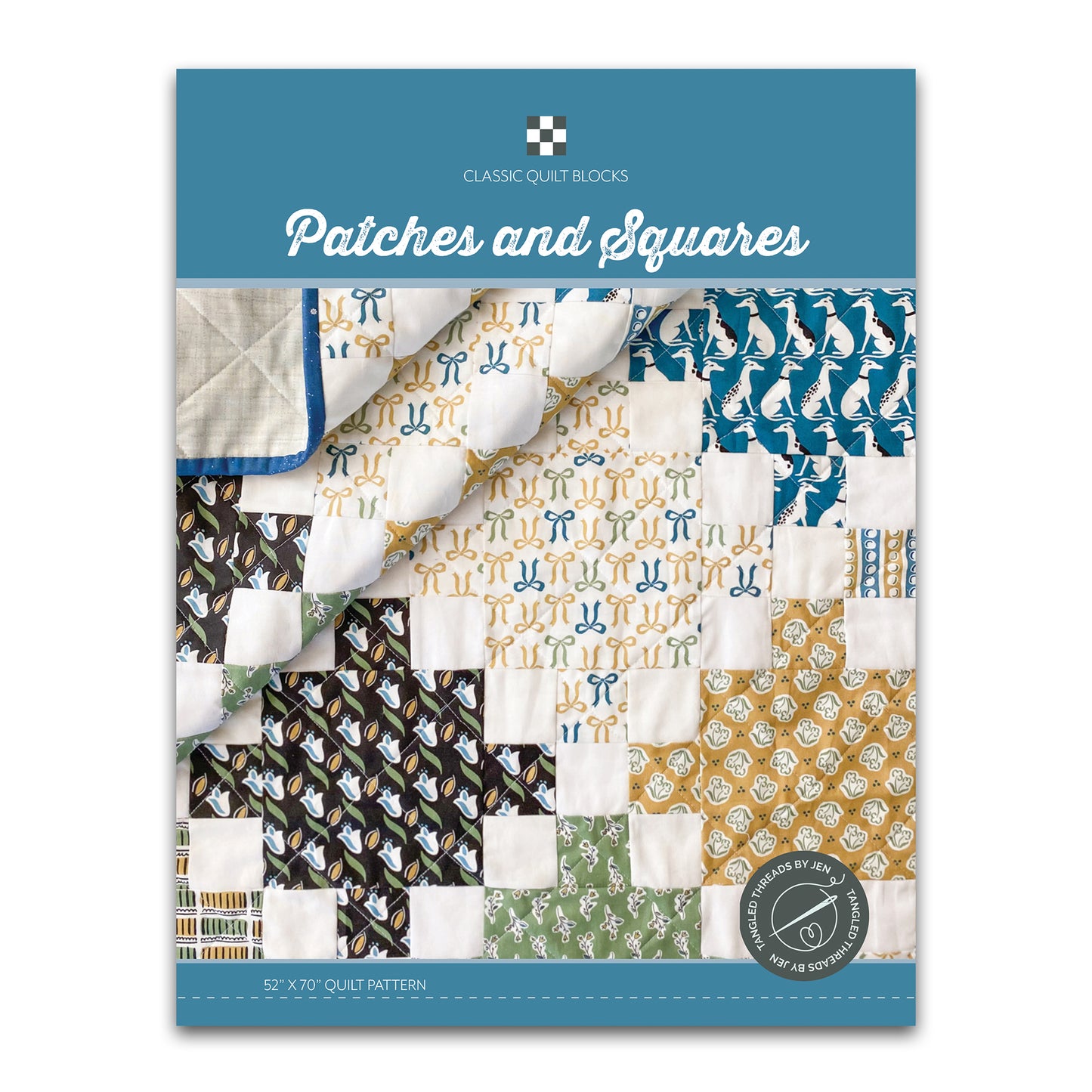Patches and Squares Quilt Pattern - PDF