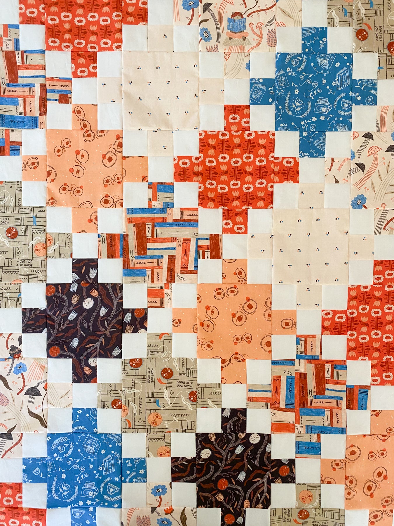 Patches and Squares Quilt Pattern - PDF