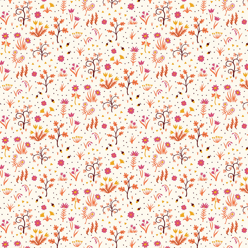 Liberty Fabrics - Tree of Life Berry Botanicals Sapling Wood