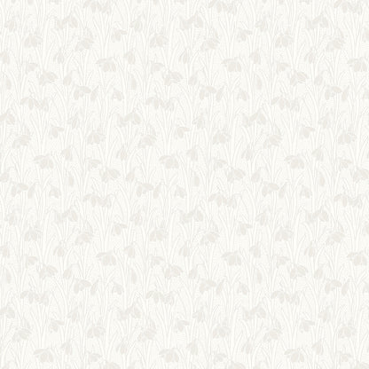 Liberty Fabrics - Lasenby Silhouette Snowdrop Belle White