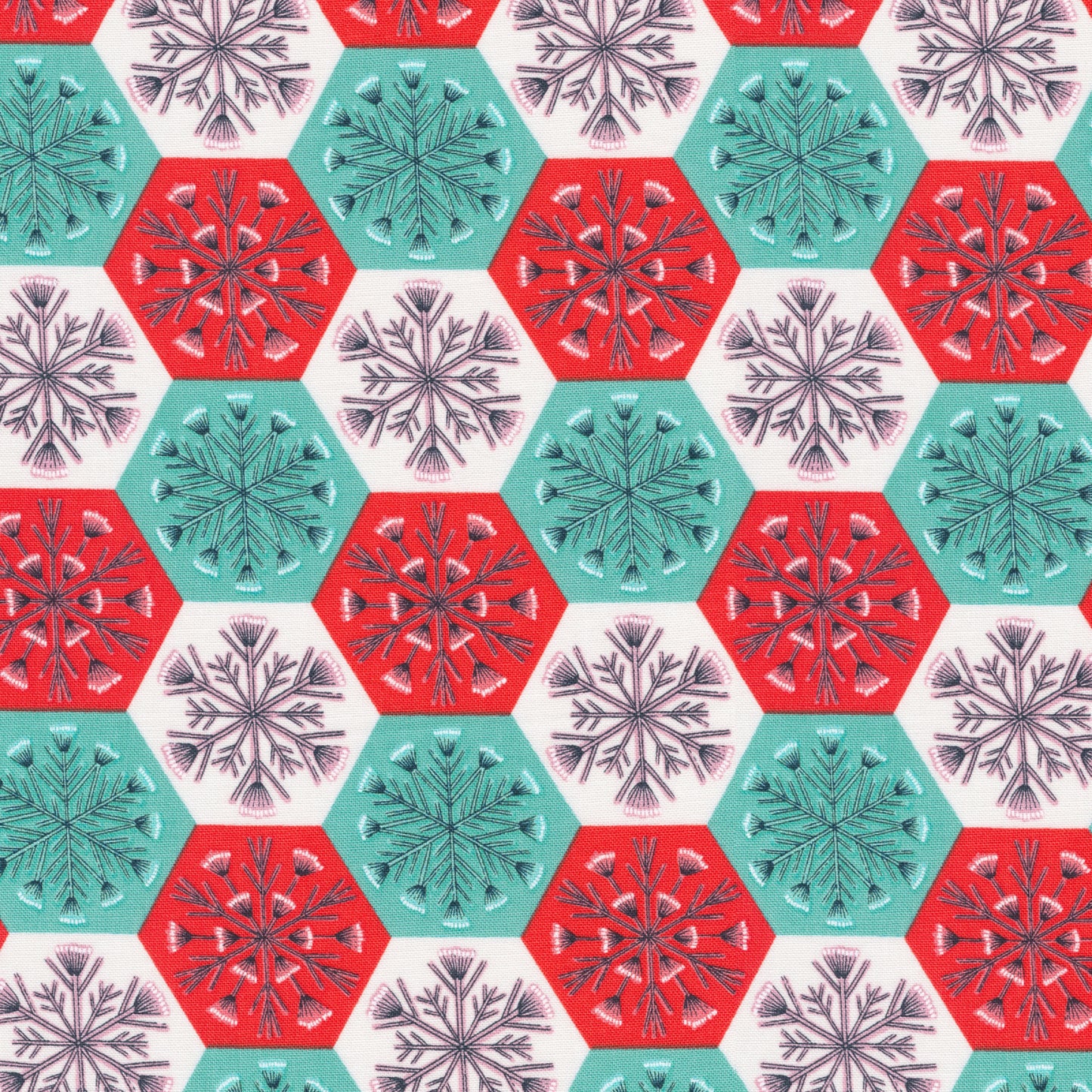 Winter Wonderland - Patchwork Snowflakes