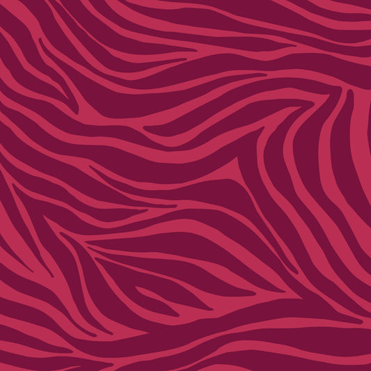 Zebras - Zebra Stripes in Red