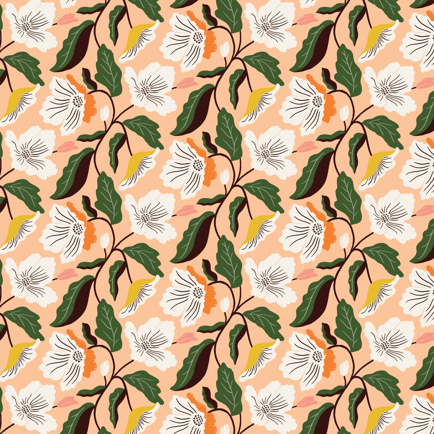 Honey Garden - Irises Peach