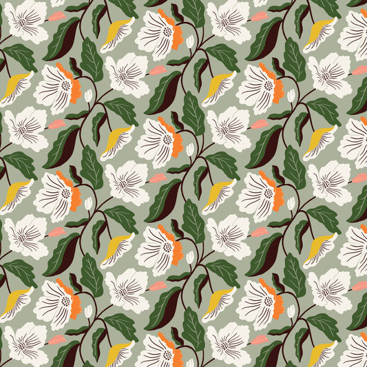 Honey Garden - Irises Turquoise