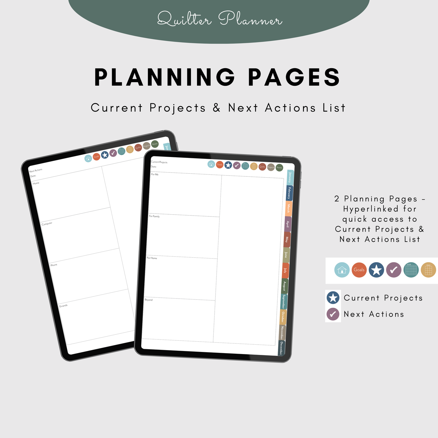 2026 Digital Quilting Planner (PDF)