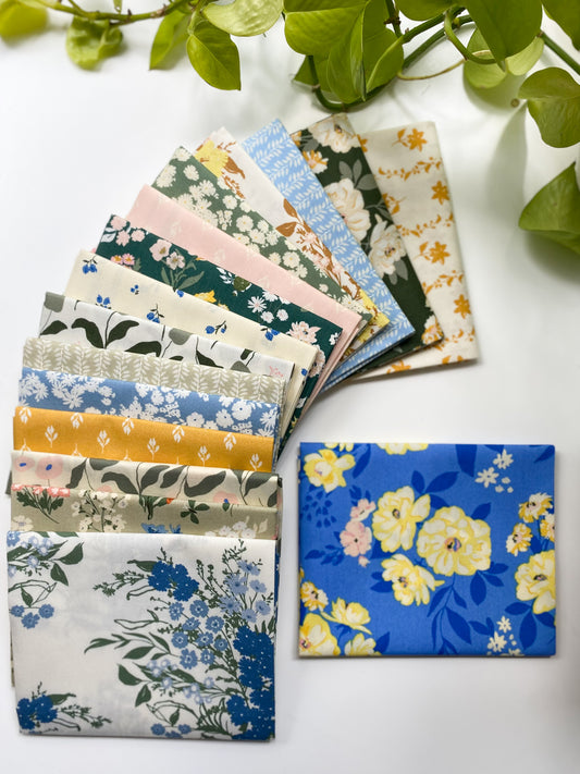 A Year In Petals - 16 Piece Fat Quarter Bundle