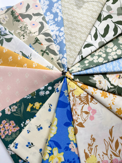 A Year In Petals - 16 Piece Fat Quarter Bundle