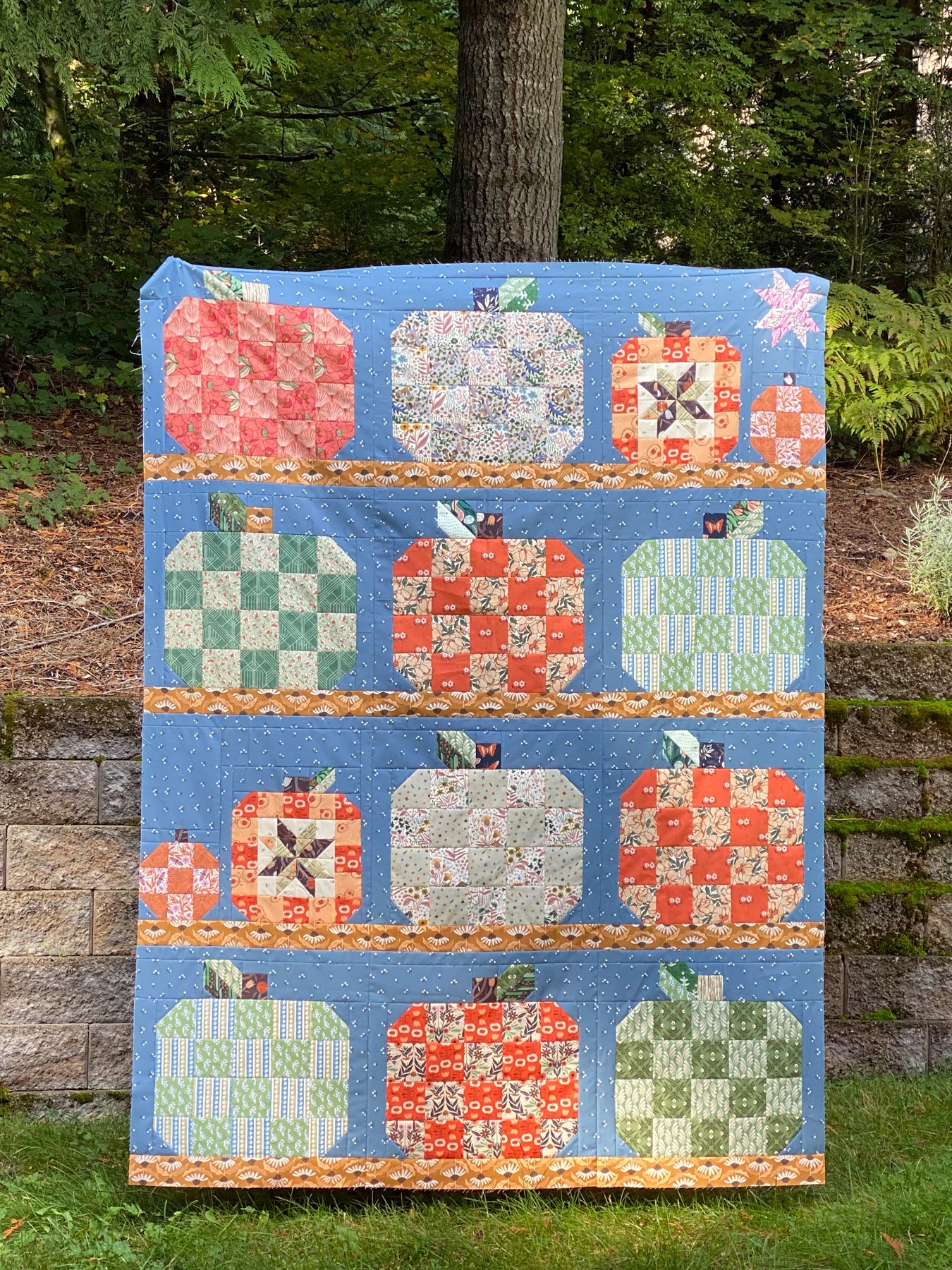 Autumn Words - 108" Wide Quilt Backing