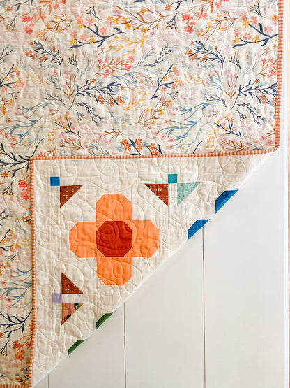 PRE-ORDER Hillside Meadow - 108" Wide Quilt Backing