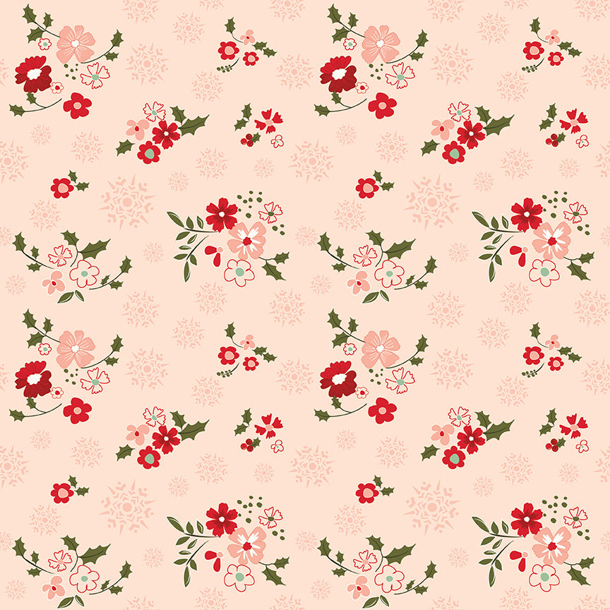 Glisten Winter Flowers Blush
