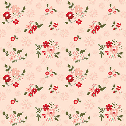 Glisten Winter Flowers Blush