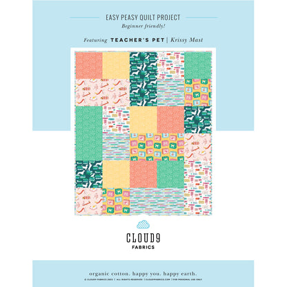 Teacher's Pet Quilt Kit - Easy Peasy