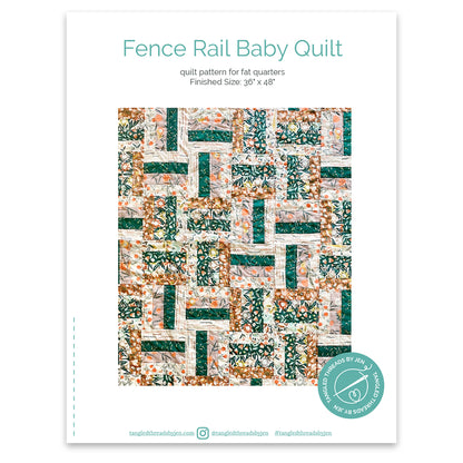 Fence Rail Baby Quilt Pattern