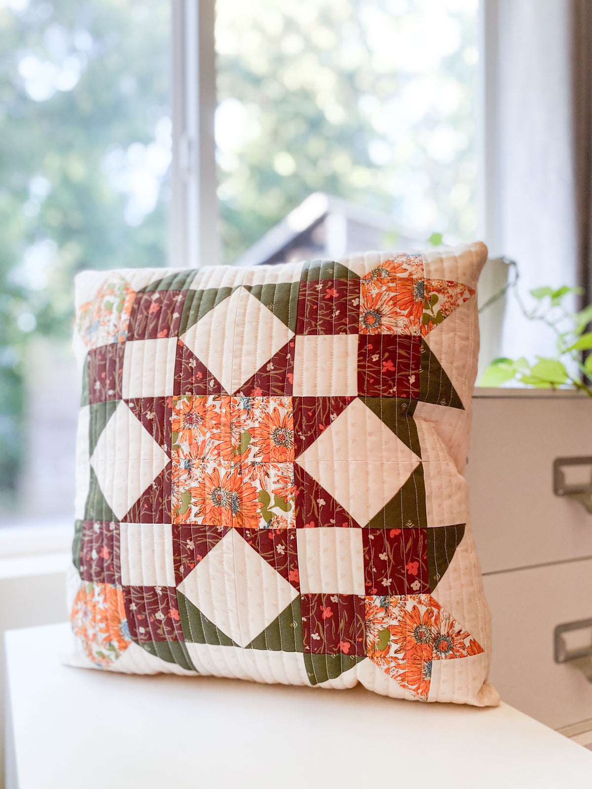 Harvest Star Pillow Pattern PDF