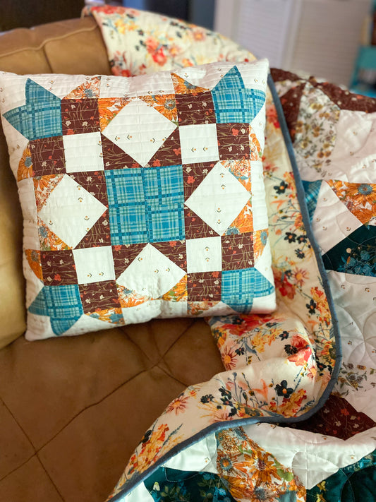 Harvest Star Pillow Pattern PDF