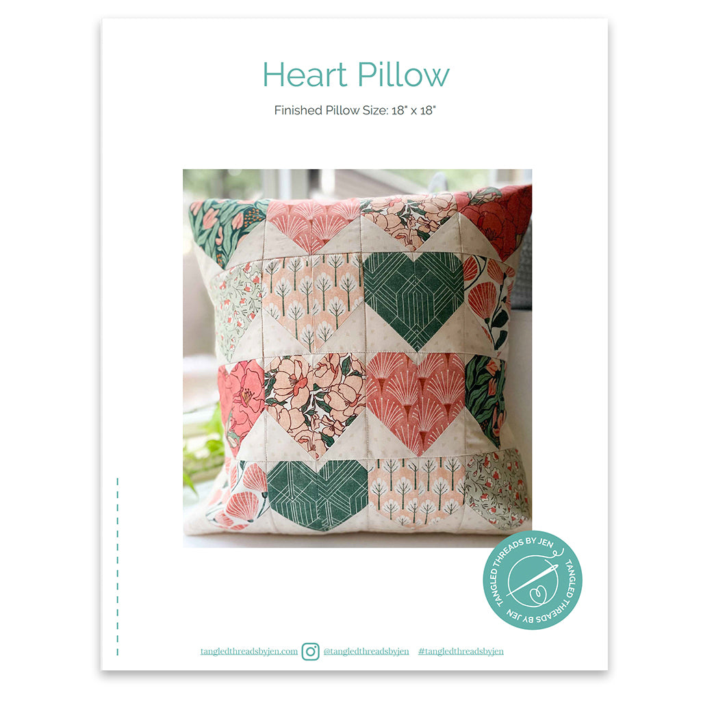 Heart Pillow Pattern PDF