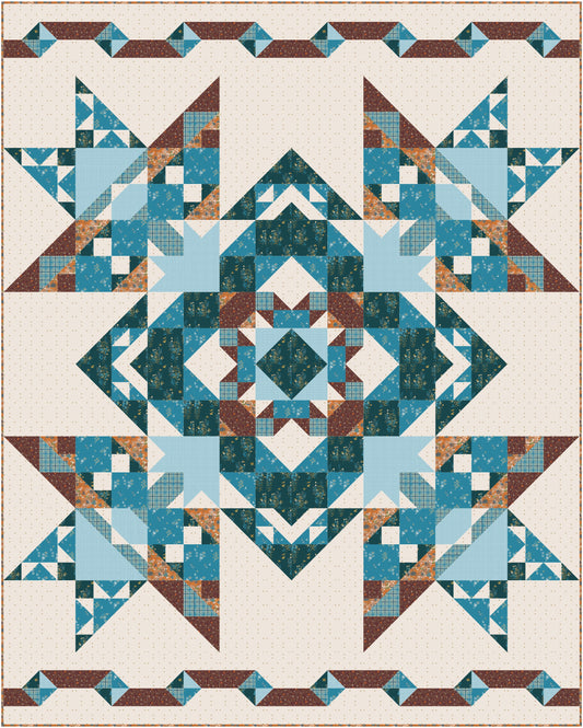 Points of Interest Quilt Kit - Heirloom