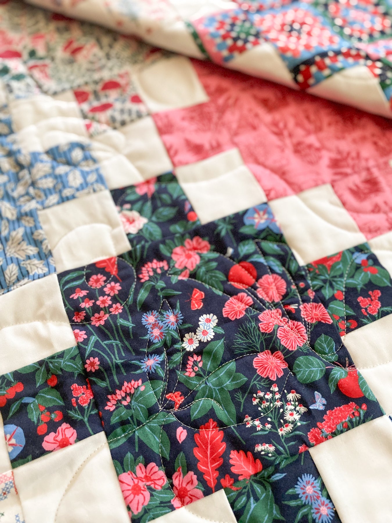 Patches and Squares Quilt Pattern