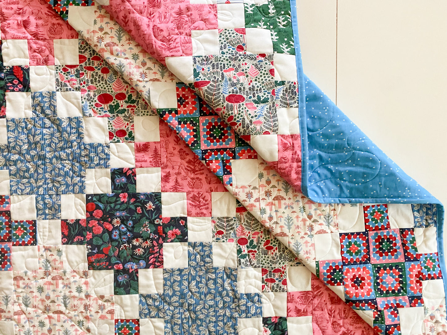 Patches and Squares Quilt Pattern