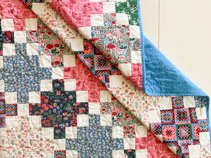 Patches and Squares Quilt Pattern