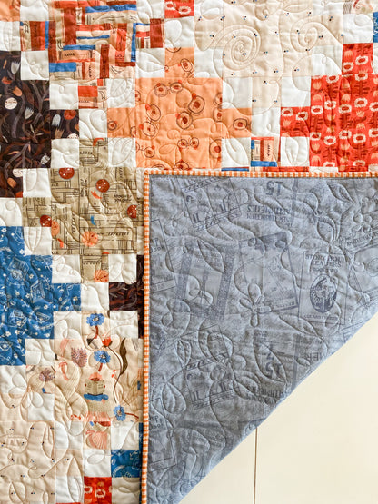 Patches and Squares Quilt Pattern