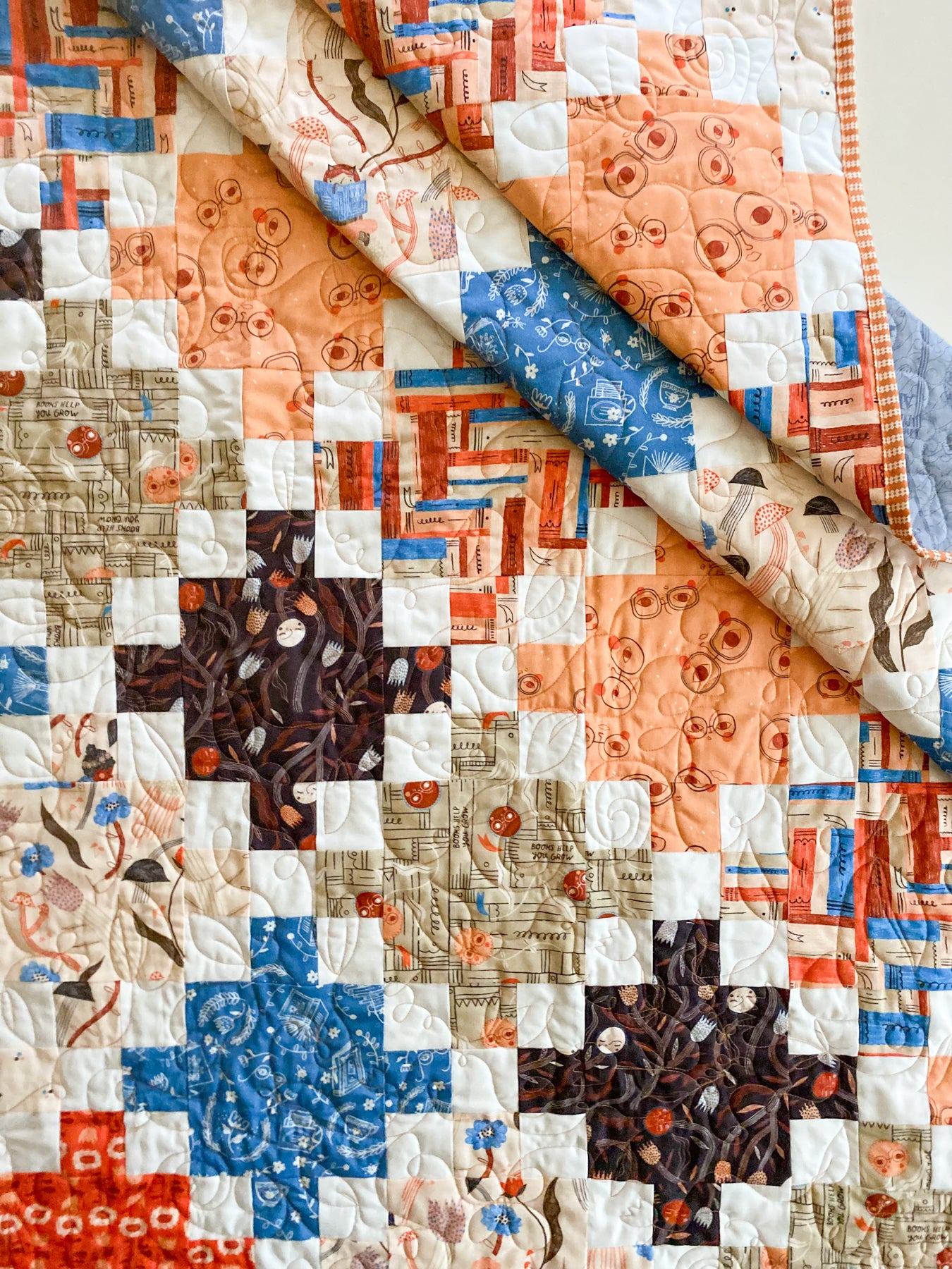 Patches and Squares Quilt Pattern