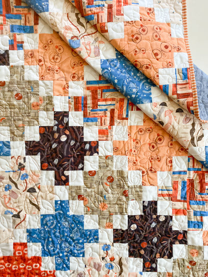 Patches and Squares Quilt Pattern
