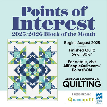 Points of Interest Quilt Kit