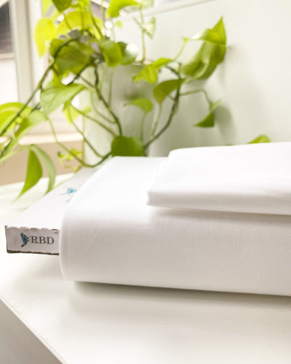 Solid White Fabric - Confetti Cottons