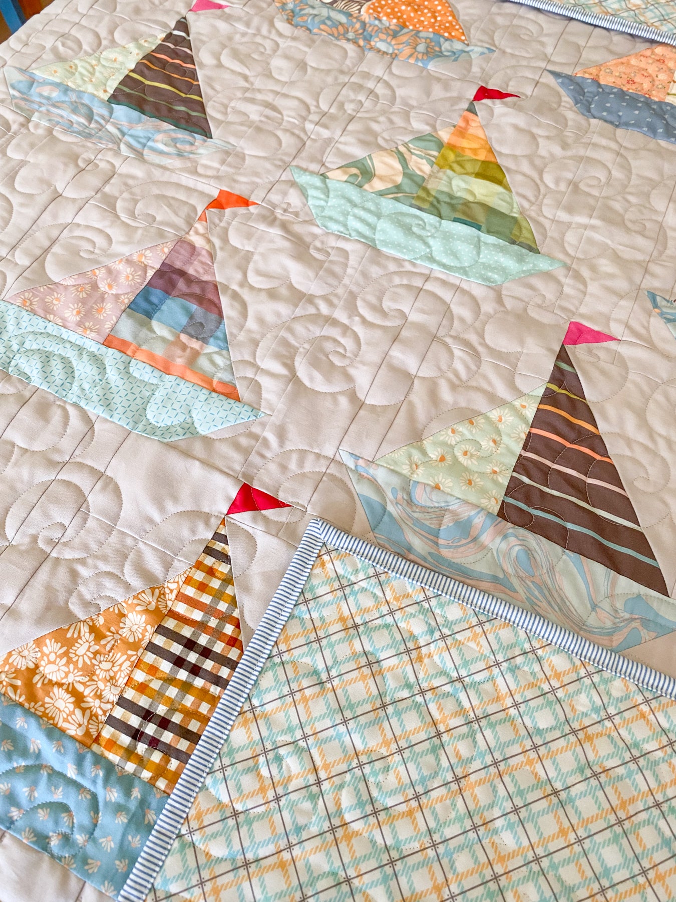 Prim Blue - 108" Wide Quilt Backing