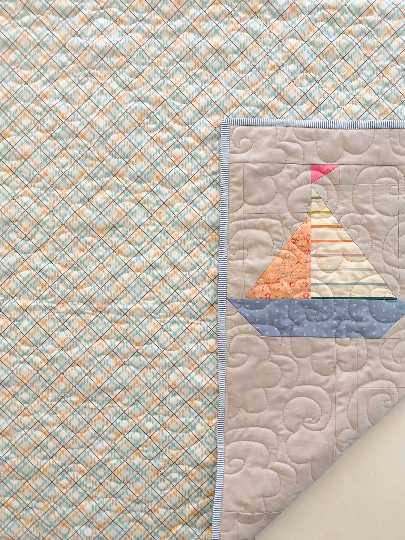 Prim Blue - 108" Wide Quilt Backing