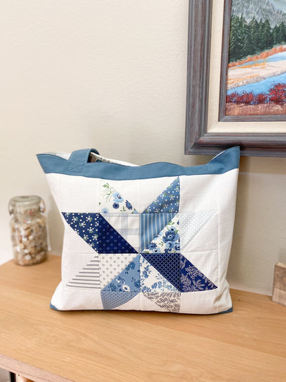 Star Tote Bag Sewing Pattern PDF
