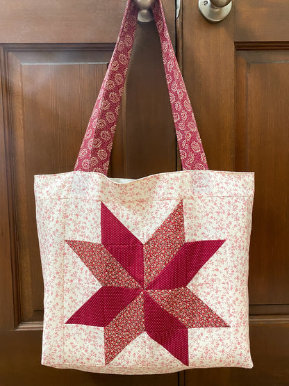 Star Tote Bag Sewing Pattern PDF
