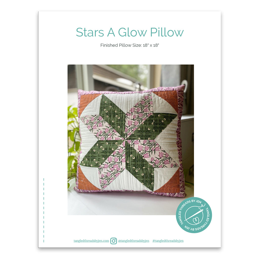 Stars Aglow Pillow Pattern PDF