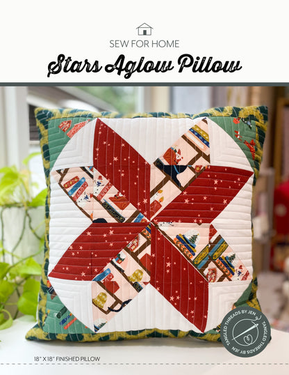 Stars Aglow Pillow Pattern PDF