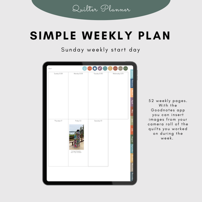 2026 Digital Quilting Planner (PDF)