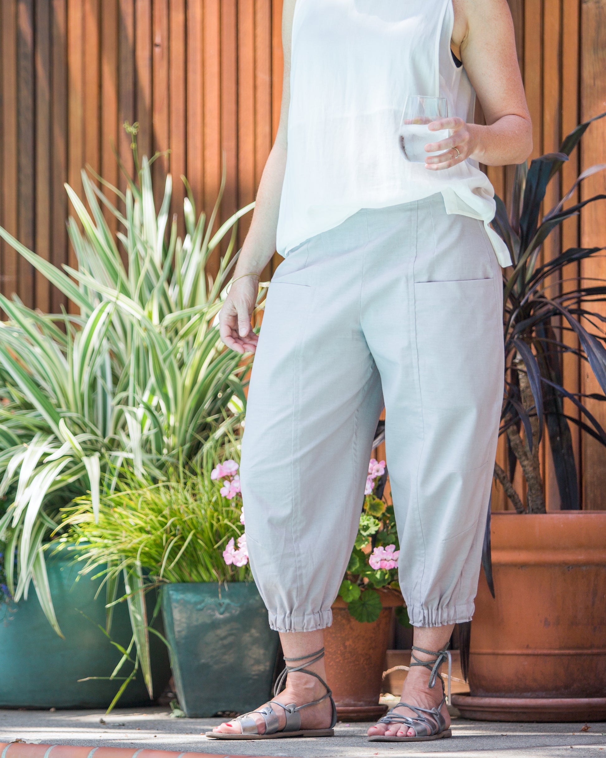 Cirrus Solids Pants - Organic Yarn Dyed Broadcloth