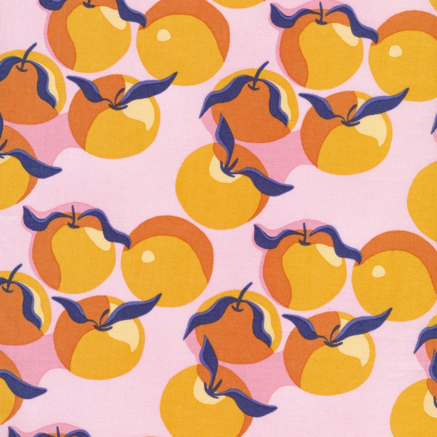 Clementine Orange fabric